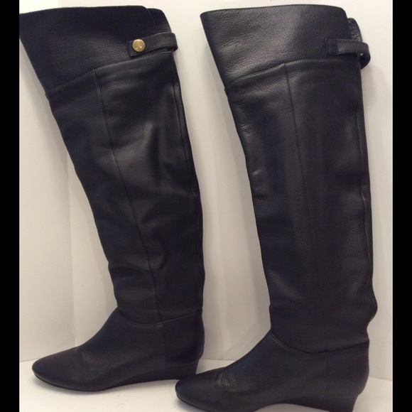 Soft Surroundings Shoes - SOFT SURROUNDINGS OVER THE KNEE LEATHER BOOTS 7.5